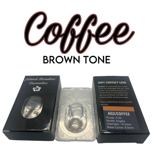 "Coffee" Contact Lenses