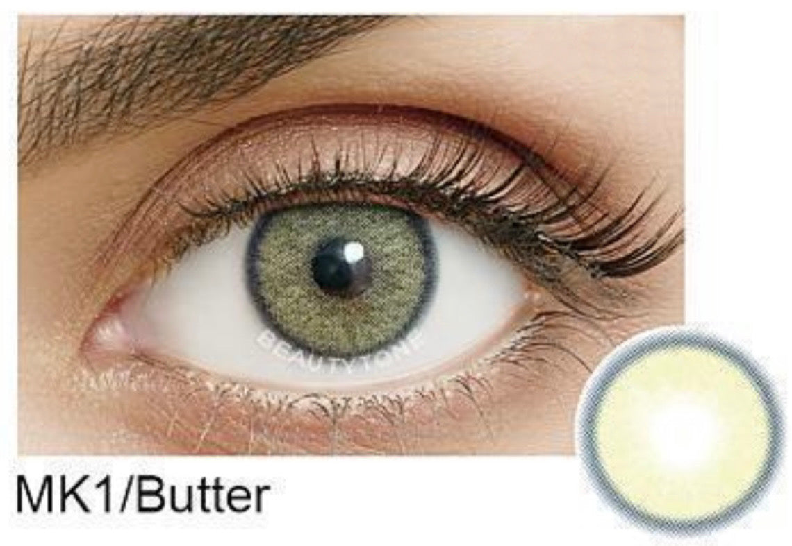 "Butter" Contact Lenses