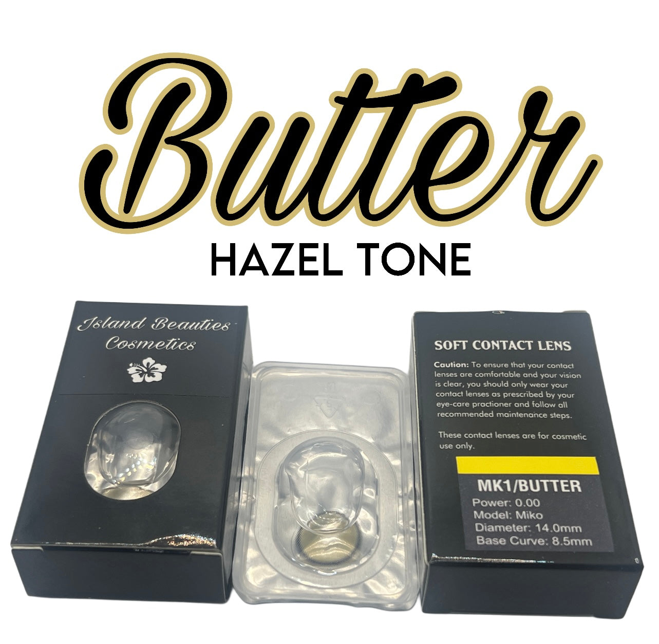 "Butter" Contact Lenses